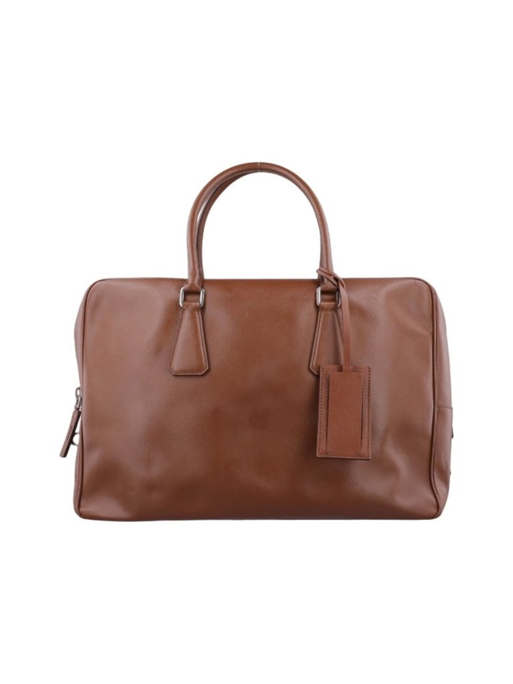 ★SOLD★ Prada Business Briefcase Brown Saffiano Leather - Picture 1 of 15